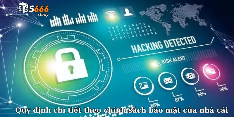 Quy định chi tiết theo chính sách bảo mật của nhà cái