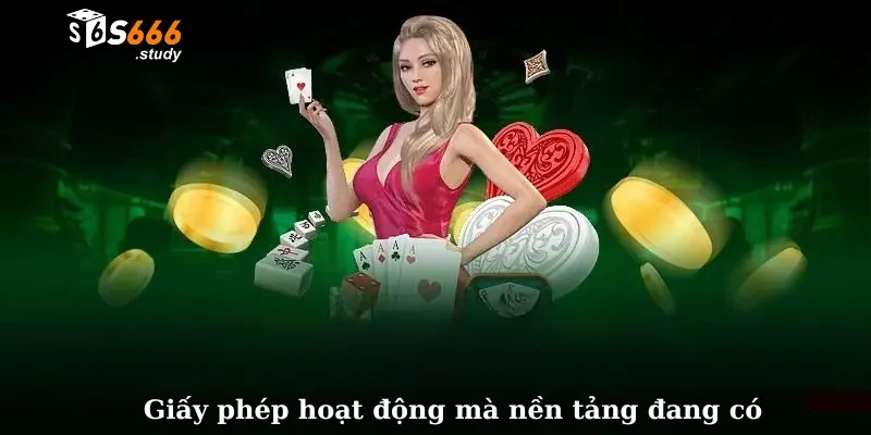Giấy phép hoạt động mà nền tảng đang có
